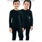 Kota Erkek Çocuk Termal Takım %60 Polyester %35 Viscon %5 Elastan İçlik Takımı - Siyah - 9 - 10 Yaş