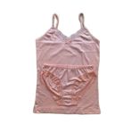 KOTA Kadın Atlet ve Külot Takımı, Dantelli, Somon, L/XL Beden