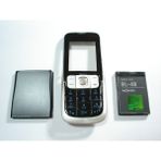 Kotenartt Nokia 2630 Kapak Tuş Takımı +Bl-4b Batarya,sıfır - Gümüş