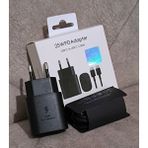 Kotenartt Samsung Galaxy S21 / S22+ / S23 Ultra Type-C 25WATT Orijinal Şarj Aleti Cihazı Adaptörü Siyah
