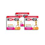 Kotex 3x16'lı Uzun Active Hijyenik Ped