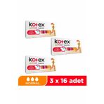 Kotex Active 3x16 Adet Normal Tampon