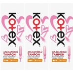 Kotex Aplikatörlü Tampon Süper 24'lü Set (3PK*8)