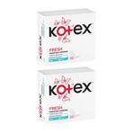 Kotex Fresh Rahatlık & Koruma Sızıntılara Karşı Günlük Ferahlık 56 Normal Günlük Ped X 2 Adet