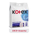 Kotex Gece Külodu, 3 Paket, 6 Adet Ped