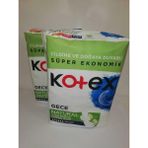 Kotex Hijyenik Ped Natural 14'lü Gece Kullanım İçin Nefes Alabilen Özellikli 2'li Paket