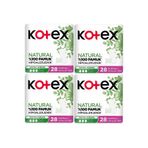 Kotex Natural Günlük Ped Normal Ekstra Koruma 28 Adet X 4 Paket