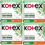 Kotex Natural Normal Hijyenik Ped 20'Li 4 Adet