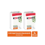 Kotex Natural Quadro 2x24 Normal Ped