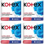 Kotex Natural Ultra Gece 4x6 Hijyenik Ped