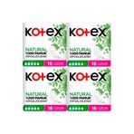 Kotex Natural Uzun 4x16'lı Hijyenik Ped