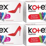 Kotex Normal 4 Paket 64 Adet Tampon