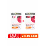 Kotex SET.UNİ.359 Ultra Dev Ekonomik Normal 30'lu x2 Ped