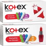 Kotex Süper-Mini 32 Adet Karma Set Tampon