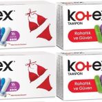 Kotex Süper-Mini 64 Adet Karma Set Tampon