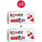 Kotex Süper Tampon 16 Adet x2 Paket Sızıntı Önleyici Teknoloji ile Rahatlık Sunar - yok