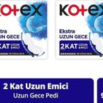 Kotex Ultra 9'lu Extra Uzun Gece - 2'li Paket