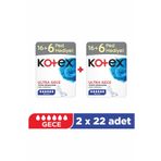 Kotex Ultra Dev Eko Gece 2x22 Adet Ped