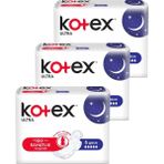 Kotex Ultra Gece 3x6'lı Kadın Pedi