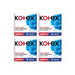 Kotex Ultra Gece 4x6'lı Kadın Pedi