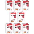 Kotex Ultra Normal 24'lü x 8 Adet Yumuşak Pamuksu Doku ile Sızdırmazlık Sağlayan Hijyenik Pedler
