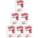 Kotex Ultra Normal Hijyenik Ped - 24'lü x 6 Paket, Pamuksu Doku ile Yumuşak ve Cilt Dostu, Gün Boyu Konfor, Sızıntı Önleyici Teknoloji
