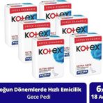 Kotex Ultra Quadro 16'lı Gece 6'lı Set