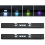 Koto Araç Içi Kumandalı Sese Duyarlı 22 cm Çubuk USB LED Tavan Aydınlatması Ayak Altı LED - Siyah