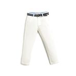 Koton 000 Erkek Çocuk Beyaz Kumaş Slim Fit Kemerli Cepli Pantolon