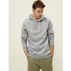 Koton 1KAM75700LK Siyah Fermuarlı Kapüşonlu Basic Pamuk Erkek Sweatshirt