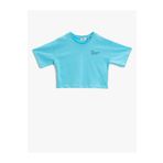 Koton 1YKG17800AK Turkuaz Kadın Tshirt