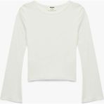 Koton 26YY59003194 Kız Çocuk Sweatshirt 6SKG10371AK - Ekru - 7 - 8 Yaş