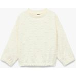 Koton 26YY59003205 Bej Kız Bebek Sweatshirt 6SMG10113AK - 9 - 12 Ay
