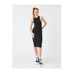 Koton 2SAL80015IK Halter Yaka Vücudu Saran Elbise