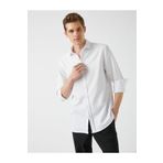 Koton 2SAM60118HW Slim Fit Basic Erkek Gömlek