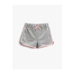 Koton 2SKG40002AK Açık İndigo Kız Çocuk Şort