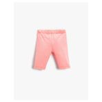 Koton 2SMG40004AK Lastikli Dar Kalıp Düz Pembe Bebek Tayt