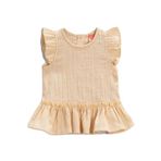 Koton 2SMG60033AW Pembe Fırfırlı Kız Bebek Bluz