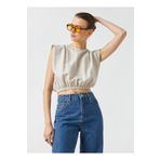 Koton 2yak13351ek Açık Kahve Kadın T-shirt