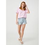 Koton 3SAK60002EK Pembe Kadın T-shirt
