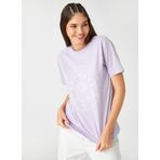 Koton 3SAL10066IK Lila Kadın T-Shirt