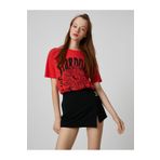 Koton 3SAL10208IK401 Kırmızı Kadın T-Shirt