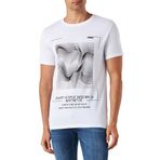 Koton 3SAM10035HK 000 Beyaz Pamuk Jersey Erkek T-Shirt