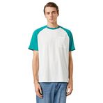 Koton 3SAM10098HK Orta İndigo 740 Erkek Jersey Pamuk T-Shirt