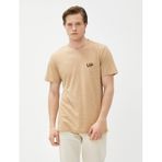 Koton 3SAM10957HK Bej Erkek T-shirt