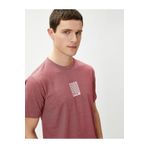 Koton 3SAM10968HK Bordo Erkek T-shirt