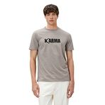 Koton 3SAM10972HK Kahverengi Erkek T-shirt