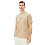 Koton 3SAM10974HK Bej Erkek T-shirt