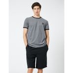 Koton 3SAM10986HK Siyah Erkek T-shirt