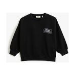 Koton 3SKG10104AK Siyah Kız Çocuk Sweatshirt